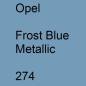 Preview: Opel, Frost Blue Metallic, 274.